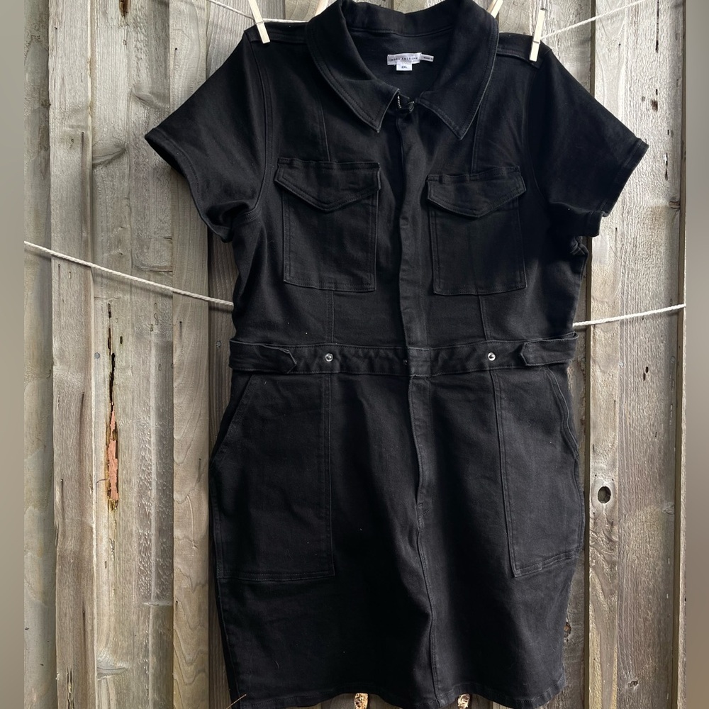 Good American Denim Mini Dress